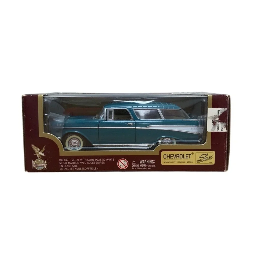 Road Legends 1957 Chevrolet Nomad 1:24 Unisex Teal Die Cast Metal Model 93089